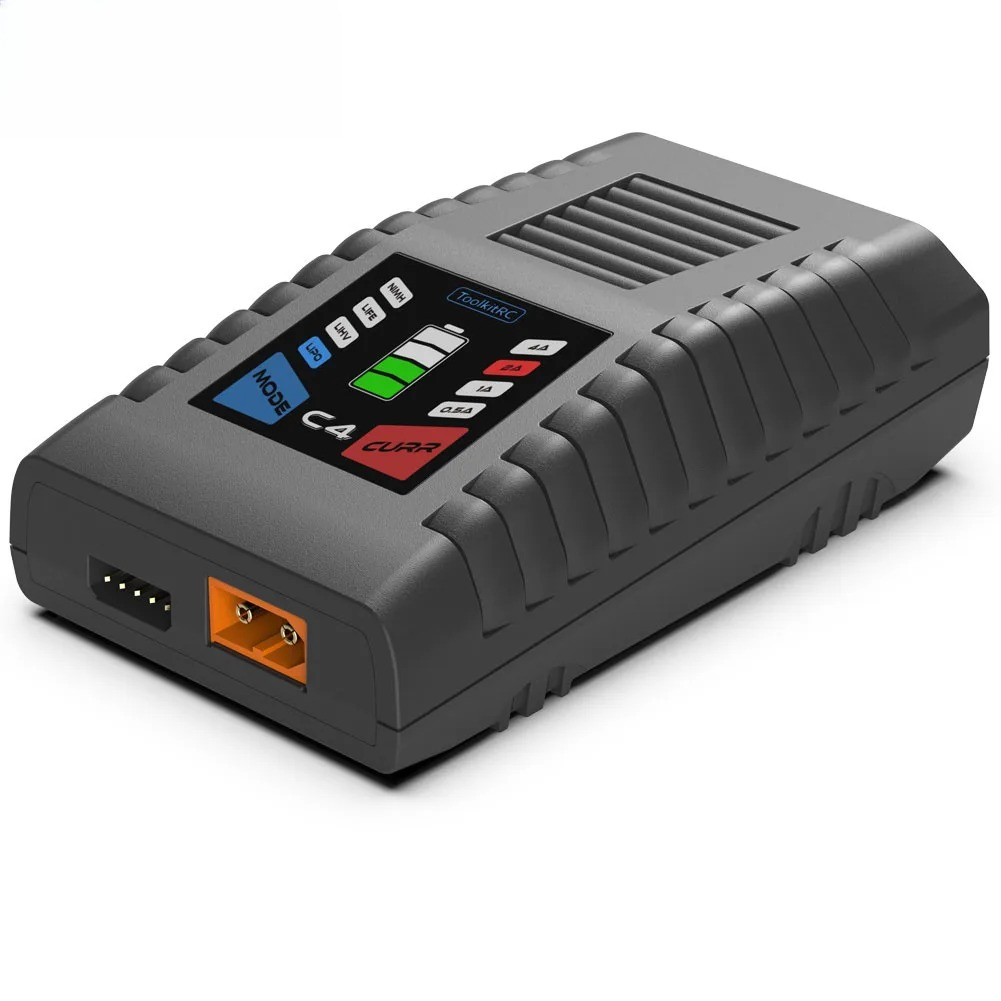 ToolkitRC C4 Charger 50W 5A AC - Drone Racing Charger review and price