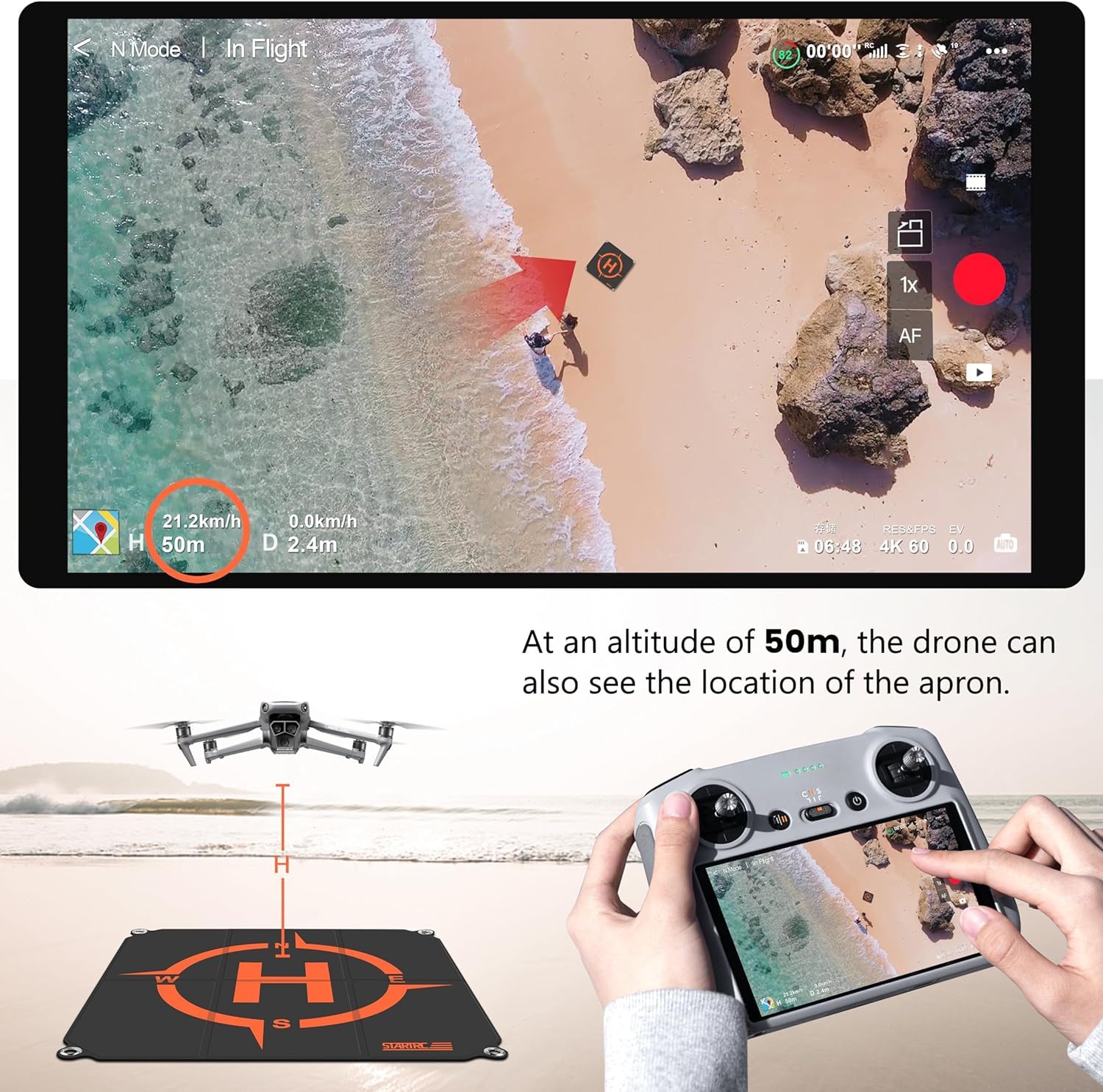 STARTRC Drone Landing Pad, Uni - Dji Drone Mini 3 review and price