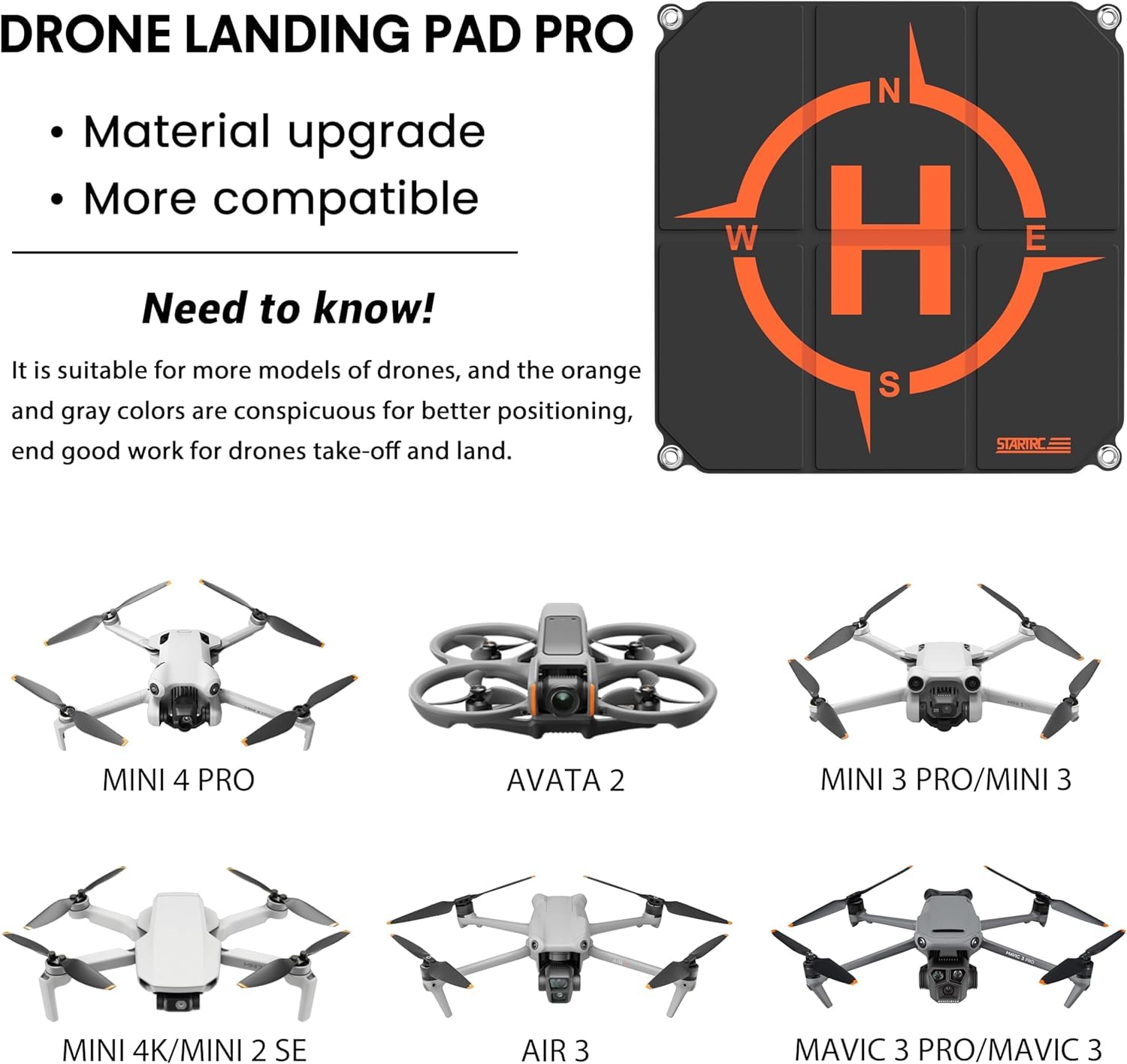 STARTRC Drone Landing Pad, Uni - Dji Drone Mini 3 review and price