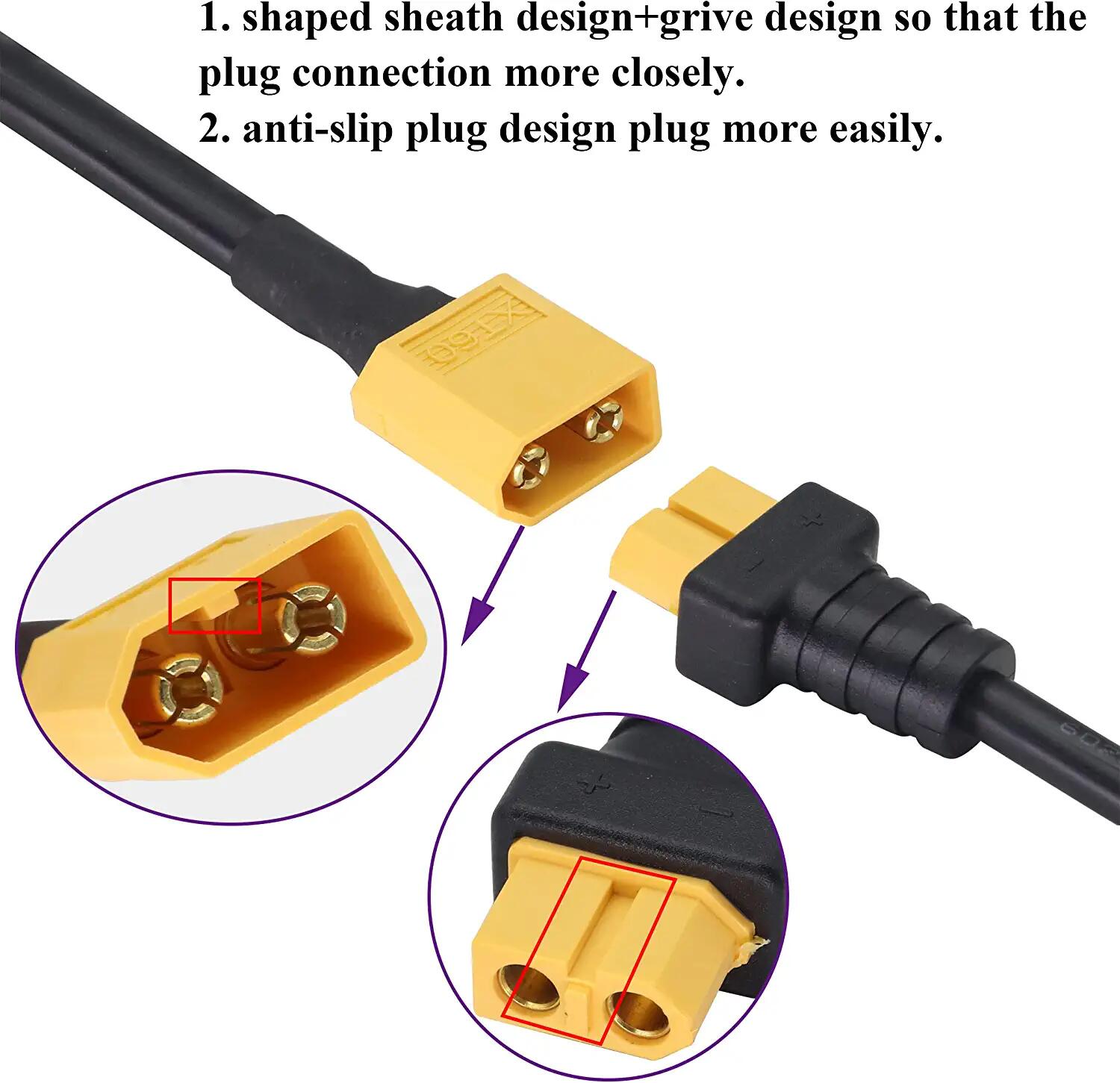 XT60 Adapter Cable XT60 Male t - Drone Racing Gate review and price