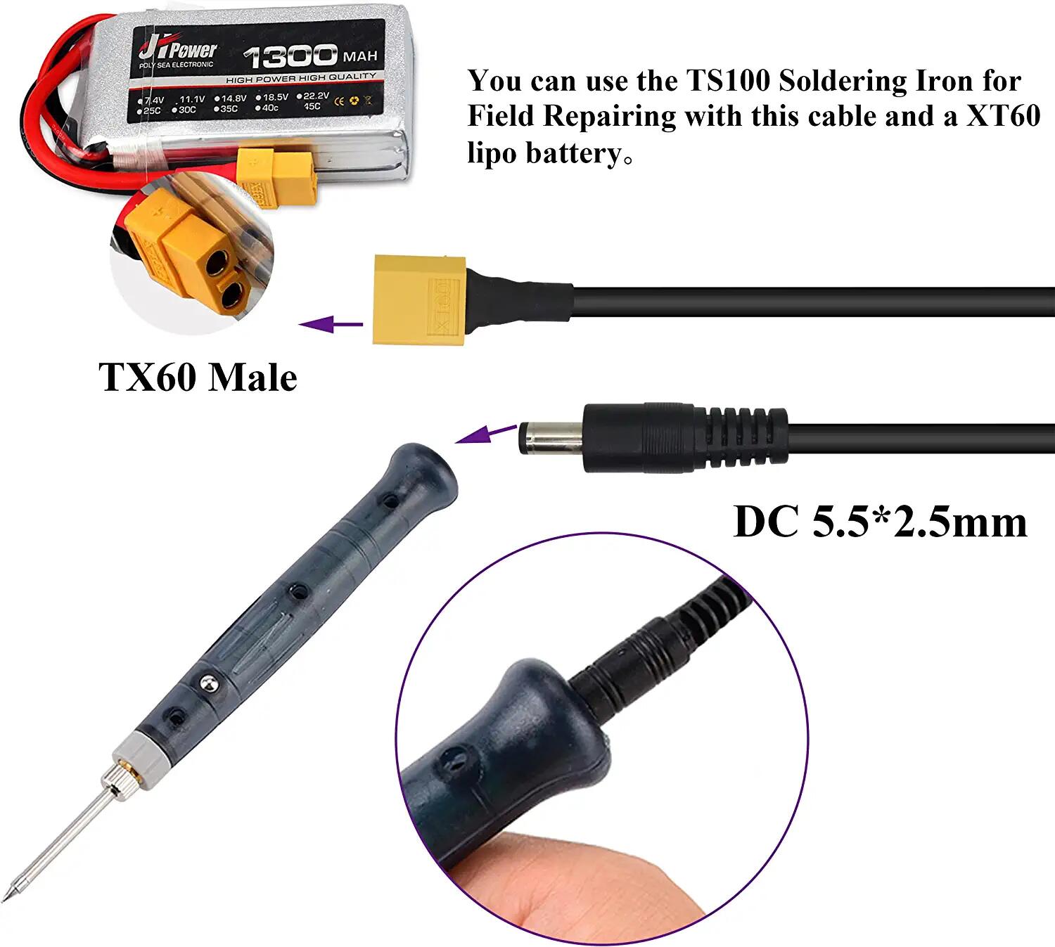 XT60 Adapter Cable XT60 Male t - Drone Racing Gate review and price